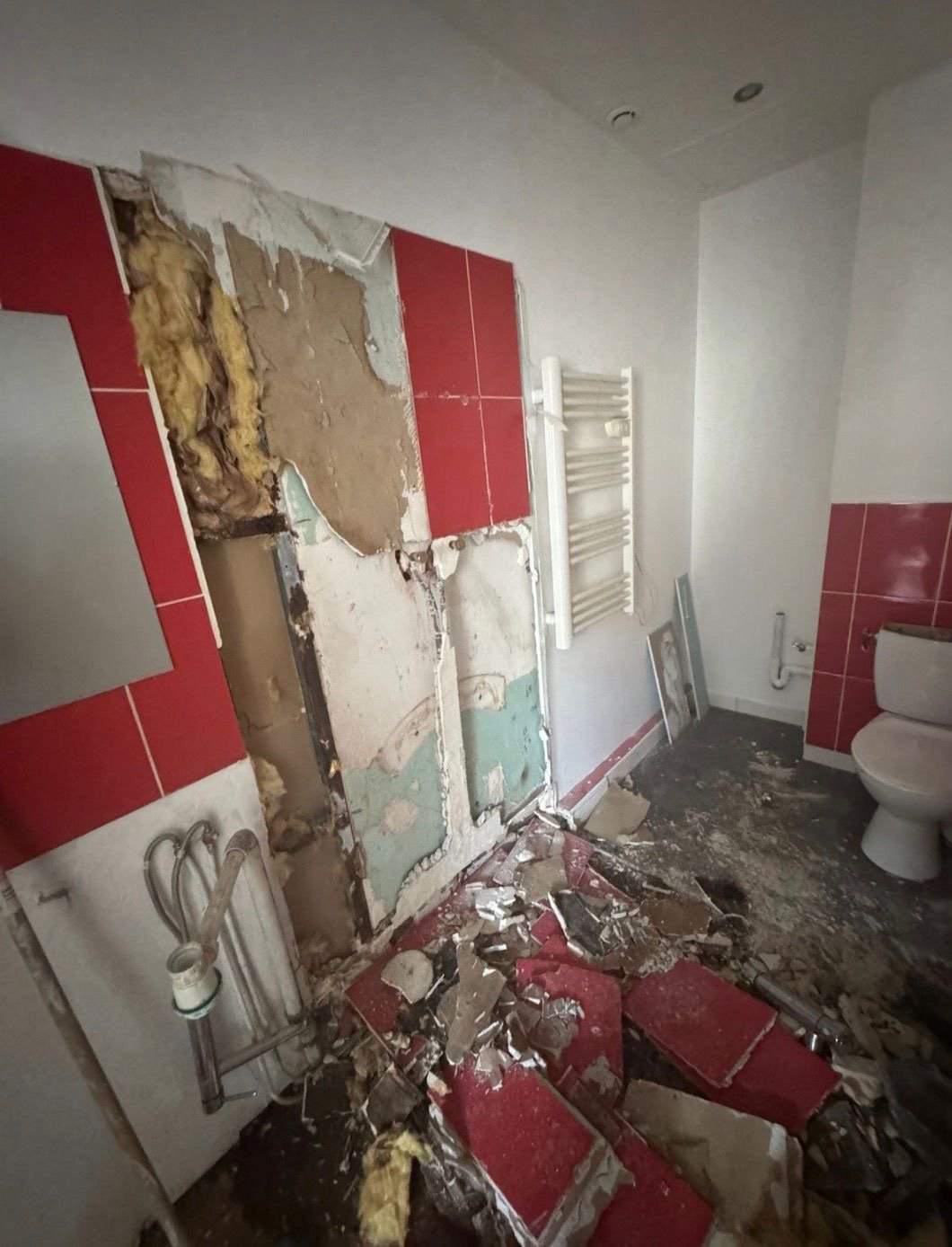 Avant rénovation douche